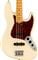 Fender American Pro II Jazz Bass Maple Neck Olympic White W/C Front View